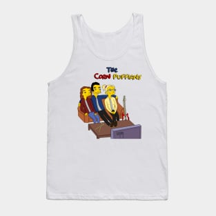 Limited Edition Transparent Simpsons Inspired Corn Puffians Design! Tank Top